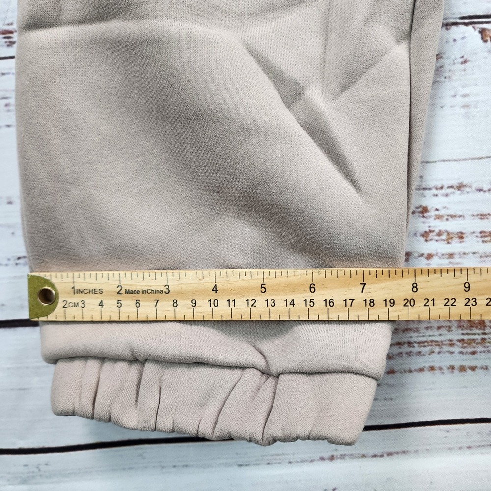 Comfrt Signature Sweatpants Unisex L Bark Brown Heavyweight Fleece Joggers NEW - Picture 5 of 8